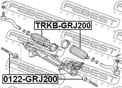 Пыльник FEBEST TRKB-GRJ200