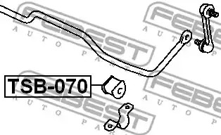 Подвеска FEBEST TSB-070