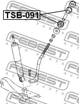 Подвеска FEBEST TSB-091