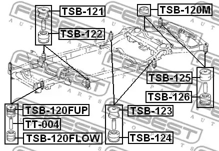 Подвеска FEBEST TSB-120FLOW