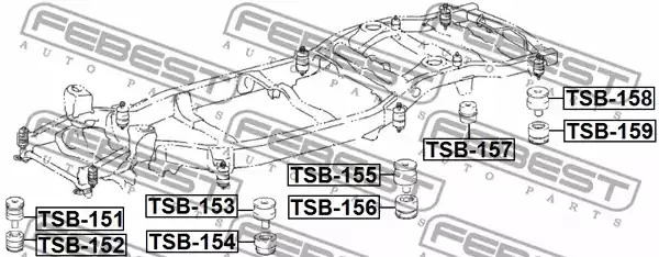 Подвеска FEBEST TSB-152