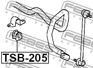 Подвеска FEBEST TSB-205