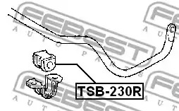 Подвеска FEBEST TSB-230R