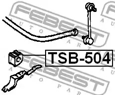 Подвеска FEBEST TSB-504