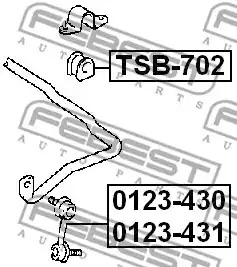 Подвеска FEBEST TSB-702