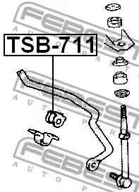 Подвеска FEBEST TSB-711