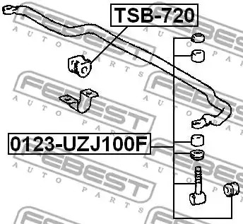 Подвеска FEBEST TSB-720