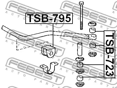 Подвеска FEBEST TSB-723