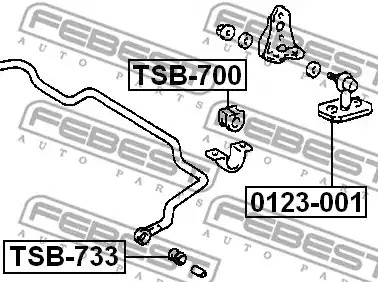 Подвеска FEBEST TSB-733