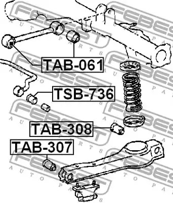 Подвеска FEBEST TSB-736