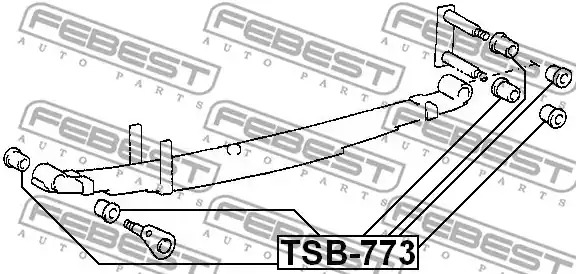 Втулка FEBEST TSB-773