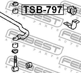 Подвеска FEBEST TSB-797