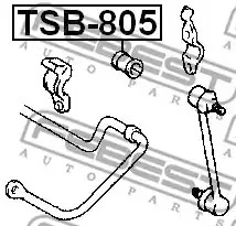 Подвеска FEBEST TSB-805