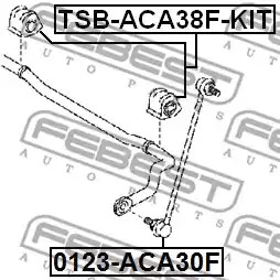 Подвеска FEBEST TSB-ACA38F-KIT