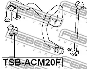 Подвеска FEBEST TSB-ACM20F