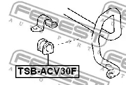 Подвеска FEBEST TSB-ACV30F