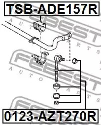 Подвеска FEBEST TSB-ADE157R