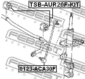 Подвеска FEBEST TSB-AUR20F-KIT