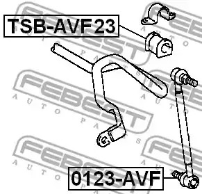 Подвеска FEBEST TSB-AVF23