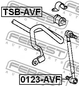 Подвеска FEBEST TSB-AVF