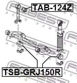 Подвеска FEBEST TSB-GRJ150R