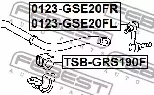 Подвеска FEBEST TSB-GRS190F