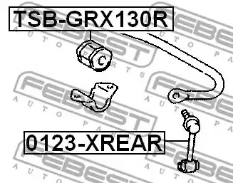 Подвеска FEBEST TSB-GRX130R