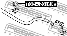 Подвеска FEBEST TSB-JZS160F