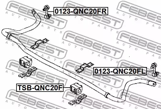 Подвеска FEBEST TSB-QNC20F