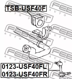 Подвеска FEBEST TSB-USF40F