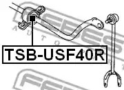 Подвеска FEBEST TSB-USF40R