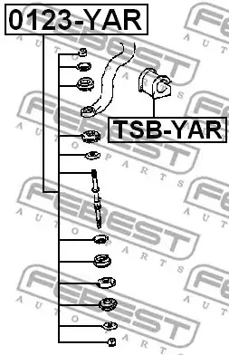 Подвеска FEBEST TSB-YAR