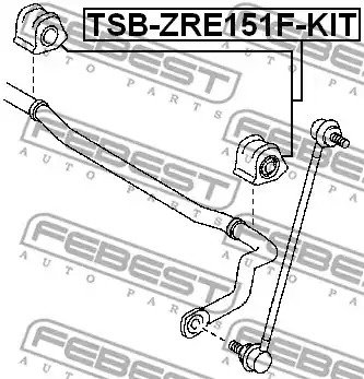 Подвеска FEBEST TSB-ZRE151F-KIT