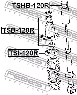 Защитный колпак / пыльник FEBEST TSHB-120R