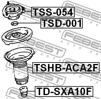 Защитный колпак / пыльник FEBEST TSHB-ACA2F