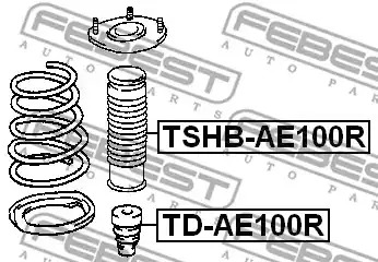 Защитный колпак / пыльник FEBEST TSHB-AE100R