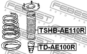 Защитный колпак / пыльник FEBEST TSHB-AE110R