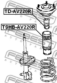 Защитный колпак / пыльник FEBEST TSHB-AV220R