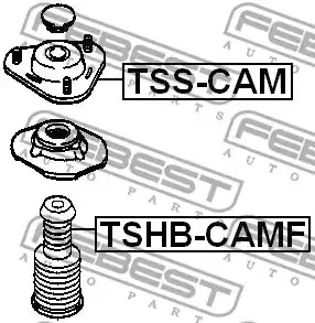 Защитный колпак / пыльник FEBEST TSHB-CAMF