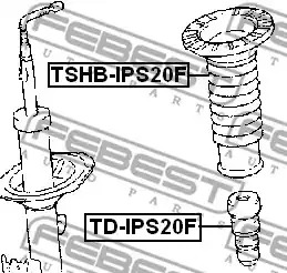 Защитный колпак / пыльник FEBEST TSHB-IPS20F