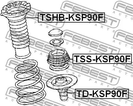 Защитный колпак / пыльник FEBEST TSHB-KSP90F