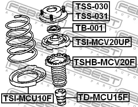 Подвеска FEBEST TSS-030