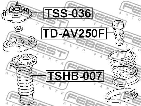 Подвеска FEBEST TSS-036