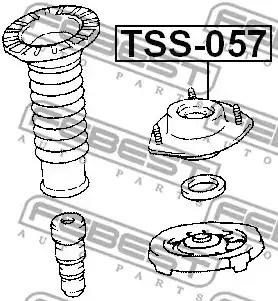 Подвеска FEBEST TSS-057