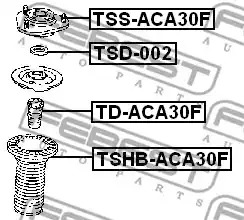 Подвеска FEBEST TSS-ACA30F