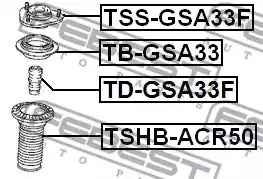 Подвеска FEBEST TSS-GSA33F