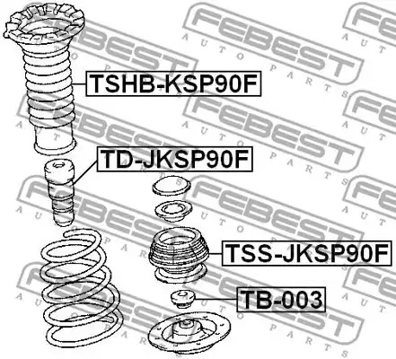 Подвеска FEBEST TSS-JKSP90F