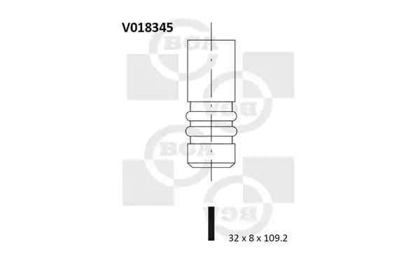Клапан BGA V018345