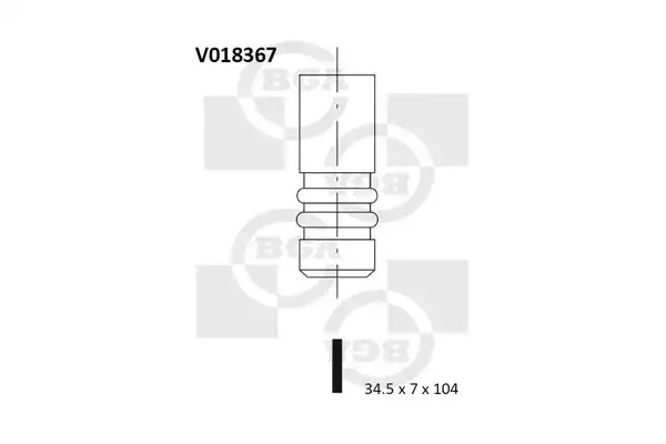 Клапан BGA V018367