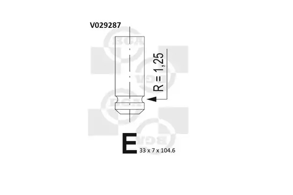 Клапан BGA V029287